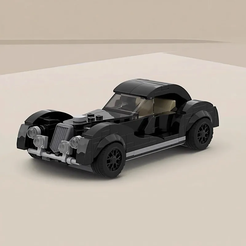 

MOC креативный дизайн ретро старый винтажный автомобиль строительный блок модель DIY детская головоломка сборка игрушки подарок на день рождения для мальчика орнамент
