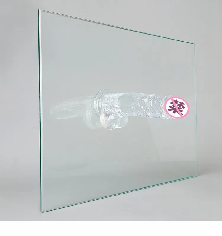 Xxxl Gelee realistische transparente Dildo Saugnapf riesigen Penis transparenten Kristall weichen Saugnapf Produkt sm Erwachsenen Sex Produkt