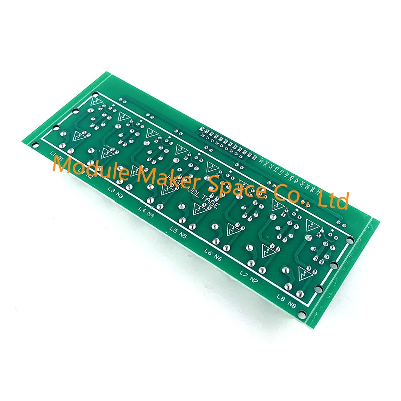 AC 220V 8 Channel MCU TTL Level 8 Ch Optocoupler Isolation Test Board Isolated Detection Tester PLC Processors Module