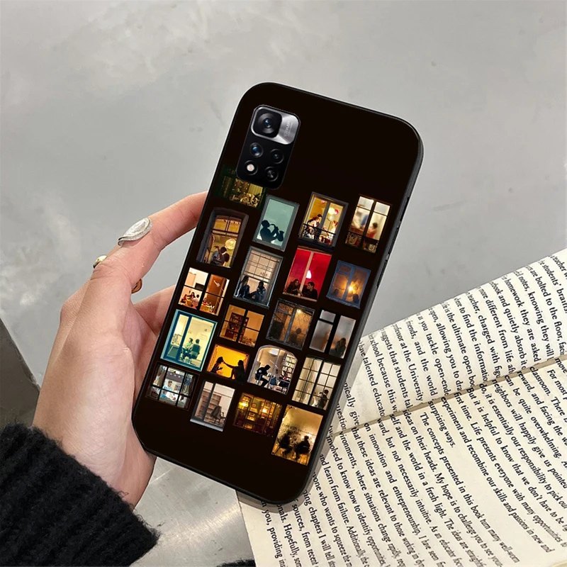 

Чехол для телефона Xiaomi Redmi note 14 Pro 14 13 12 11 10 Pro 14S 12S 11S Redmi 14C 13C 10 House Night Light Moon Scenery