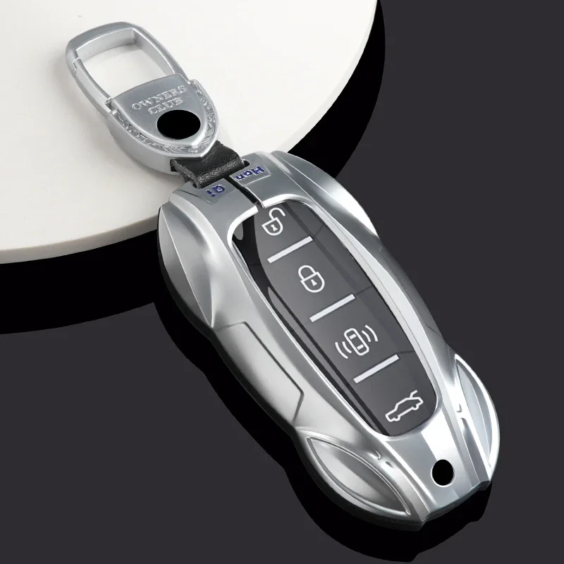 

Metal Car Remote Key Cover Case Holder Shell Housing Fob For Hongqi New H5 HS5 HS3 HS7 H6 H7 H9 HQ9 E-HS3 E-QM5 LS7 HongQi 2024