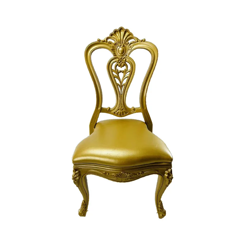 حقيبة ناعمة لتناول الطعام من البلاستيك الذهبي الخفيف الفاخر لمروحة طعام الفندق كرسي مأدبة قاعة كرسي مأدبة فاخر #5