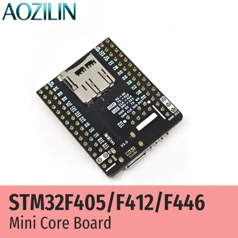 AOZILIN Universal STM32F4 Demo Core Module Compatible With F405 F412 F446 Series Chips Embedded Development Board 10PCS