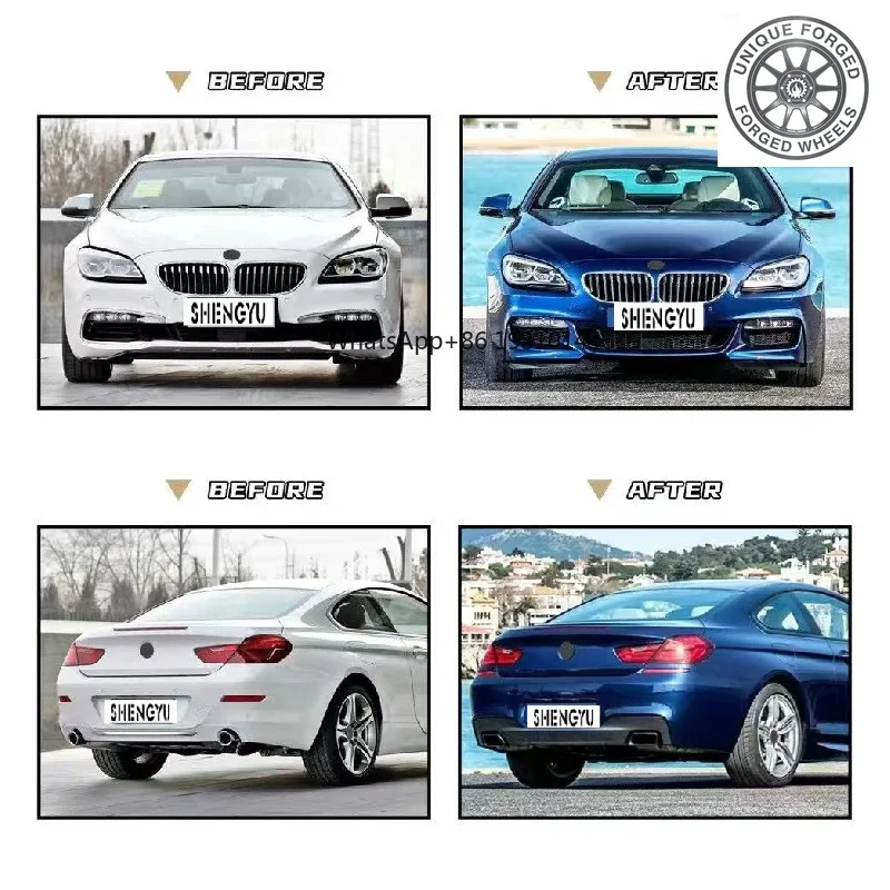 

MT Style Body Kit for BMW 6 Series F12 F13 2010-2017 Front Rear Bumper Side Skirts