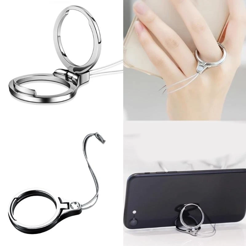 Caja creativa teléfono Anillos cordón anillos correa telefónica para manos frees experiencia mejor venta