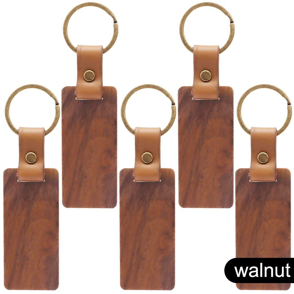 100PCS Wholesale Wooden Tag Perfume Accessories Decoration Personality Dog Identity Blank ID Tag Name With Collar
