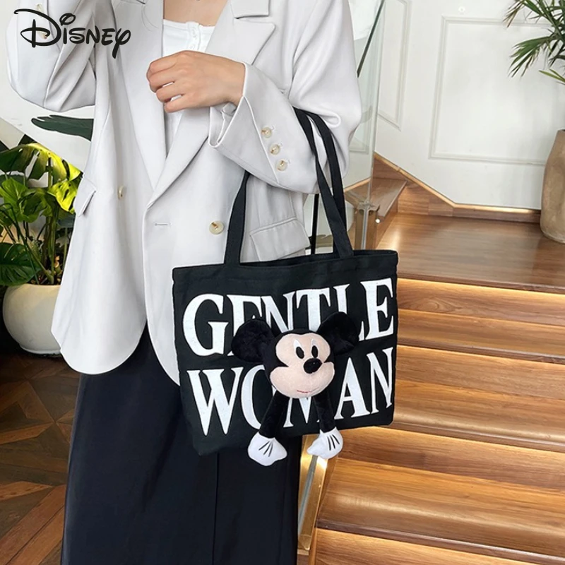 

Mickey New Women's Handbag Fashion High Quality Doll Single Shoulder Women's Bag Solid Color Leisure Versatile Girl Shopping Bag