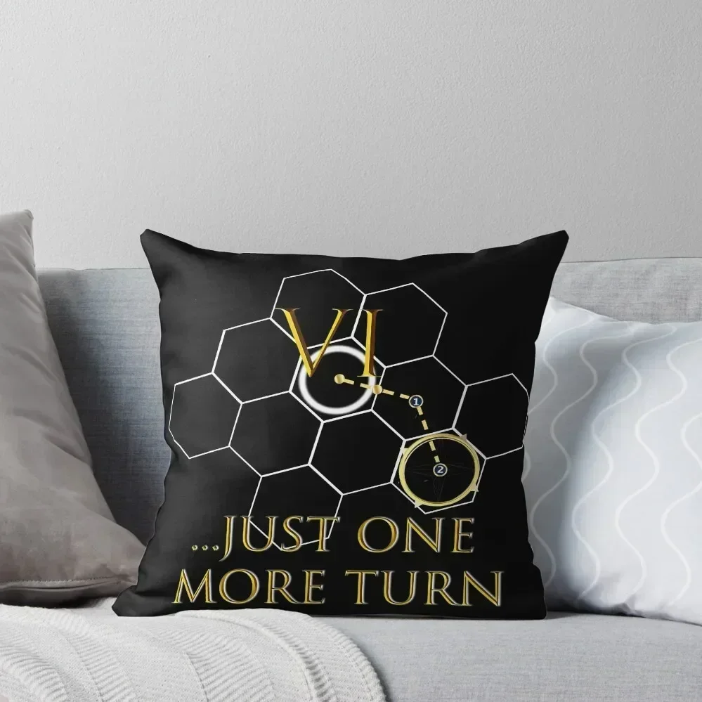 

Just one more turn (Black) Throw Pillow luxury home accessories Pillowcase Cushion Sofa Cushion Cover anime girl pillow