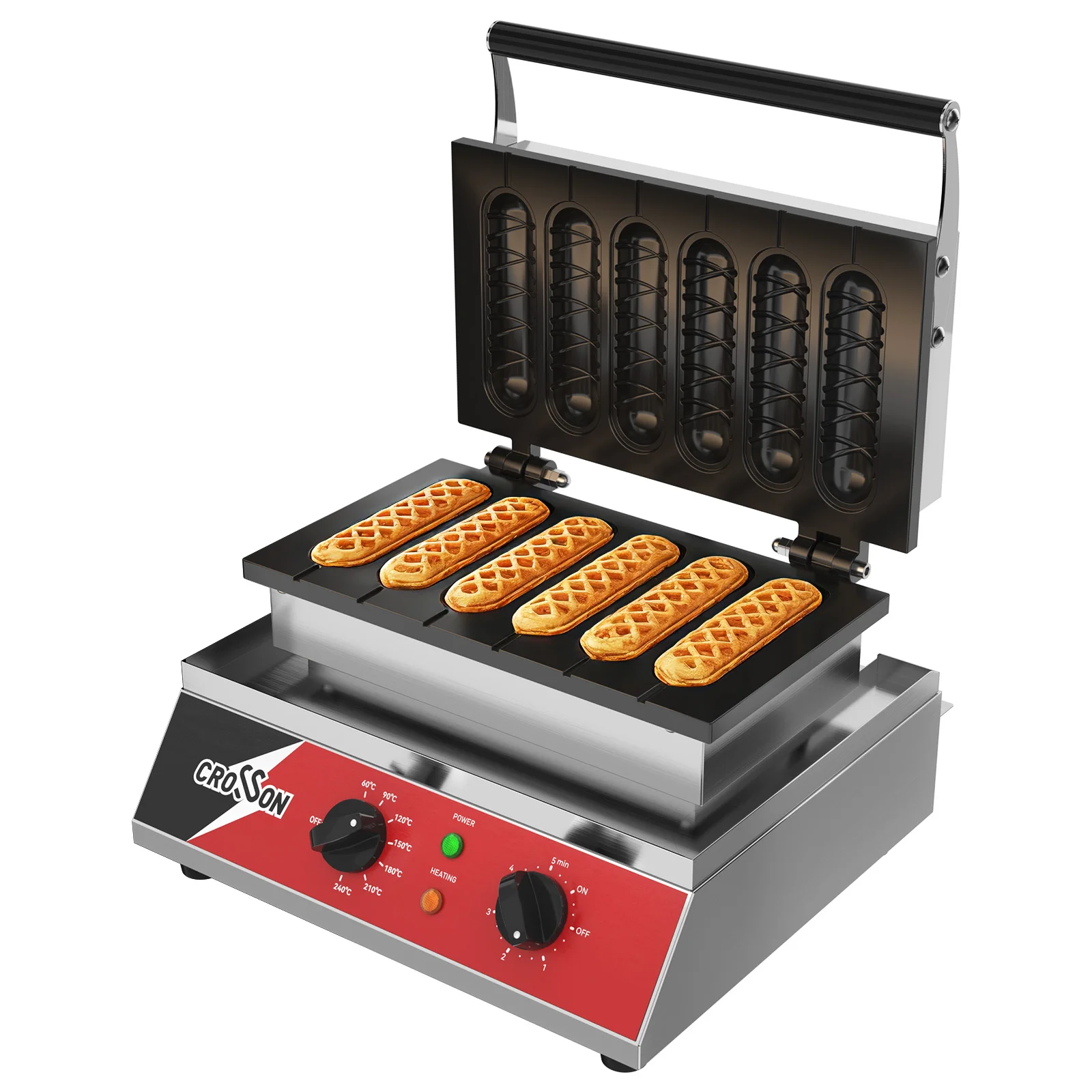 

For CW-119 Commercial 6PCS Waffle Stick Maker m