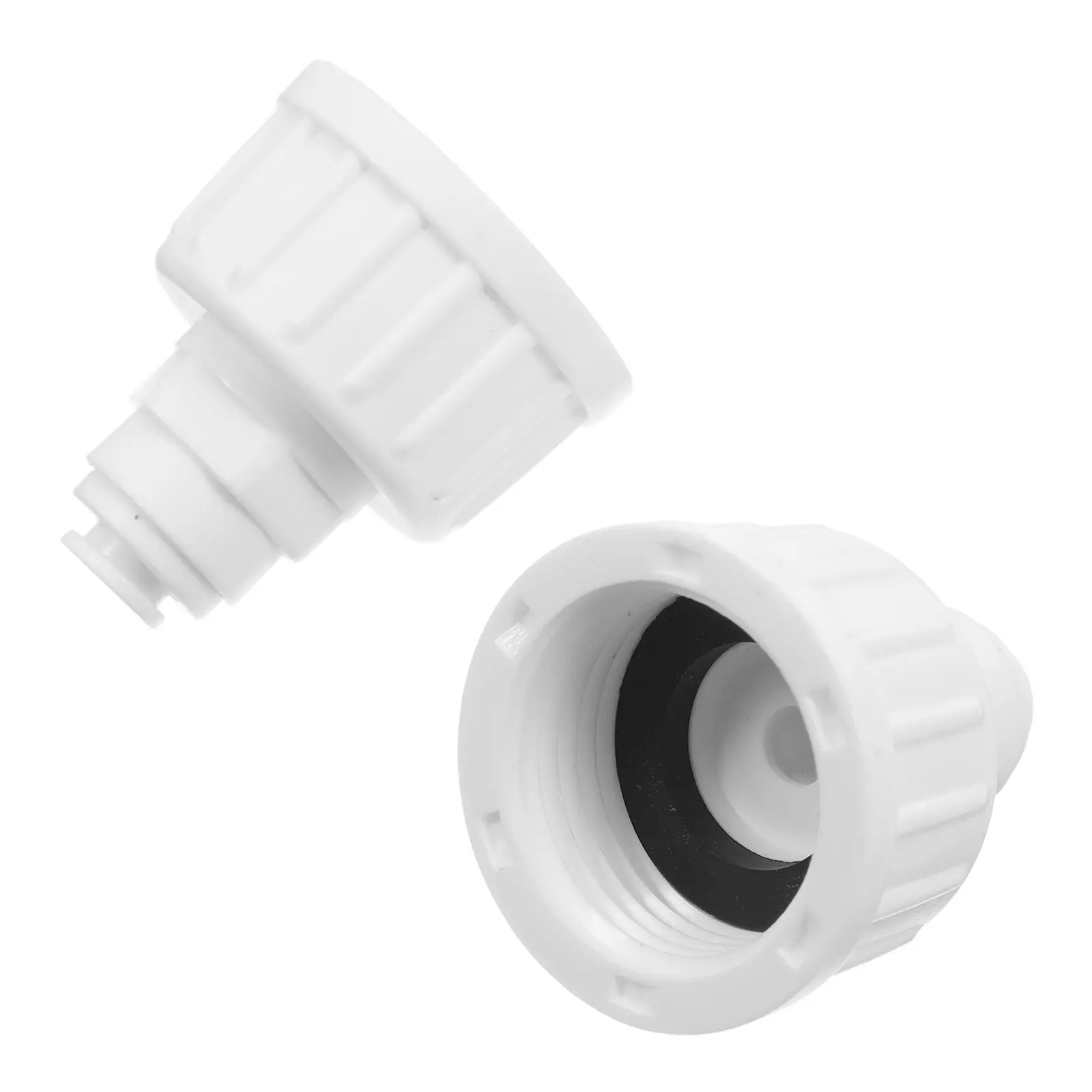 

2Pcs Quick Connect Garden Hose Fittings Mister System Parts Replacement Misting Connector Pipe Fitting for Sprayer Coolers