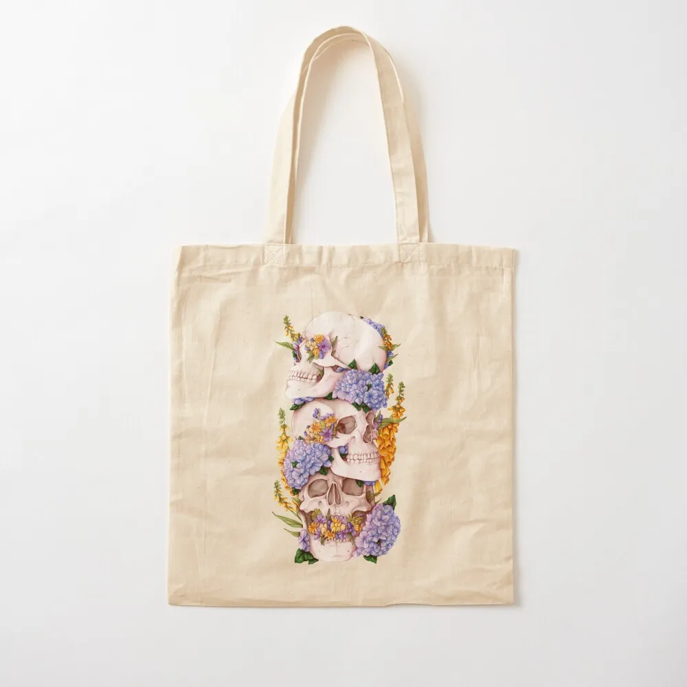 

No Evil Skulls Tote Bag custom fabric bag shopping trolley bag Canvas Tote