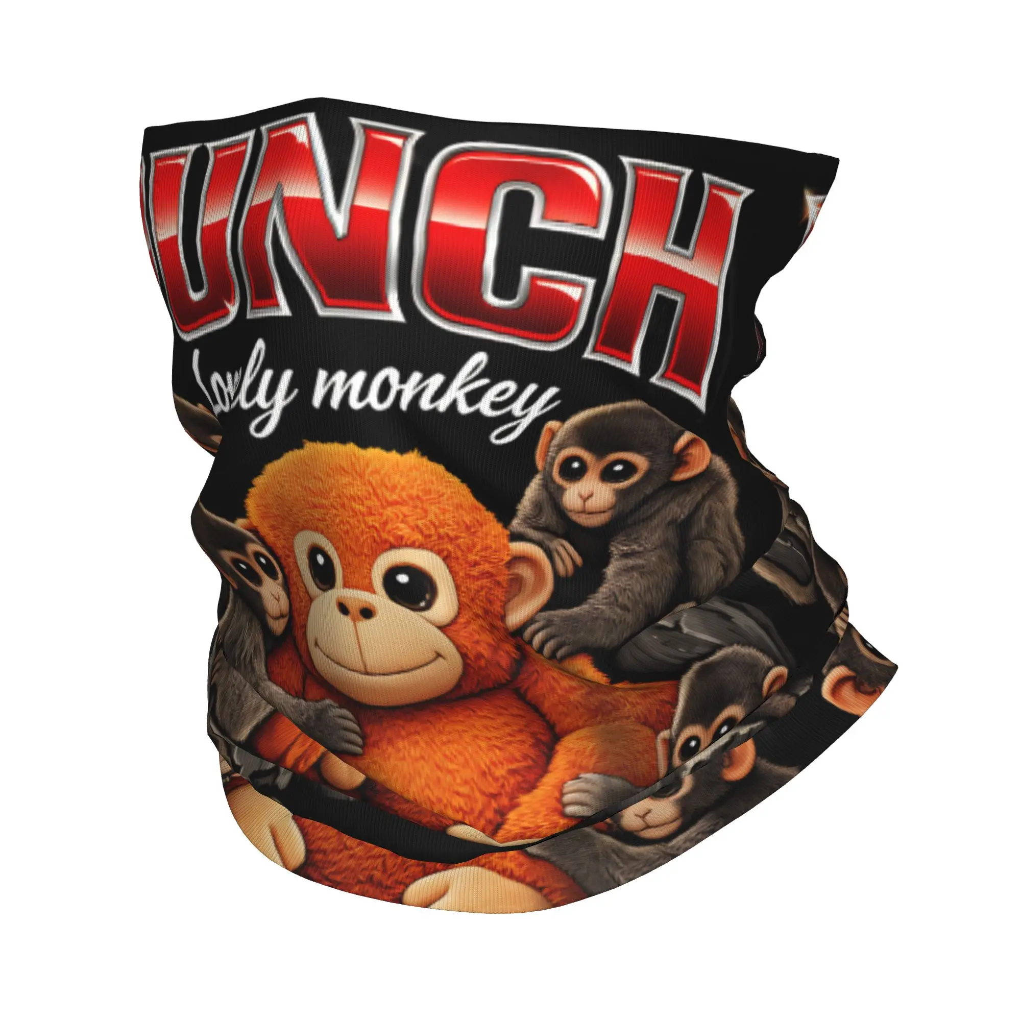 

Маска-балаклава Punch Monkey Bandana: Ветрозащитная, дышащая, для велоспорта, походов и кемпинга