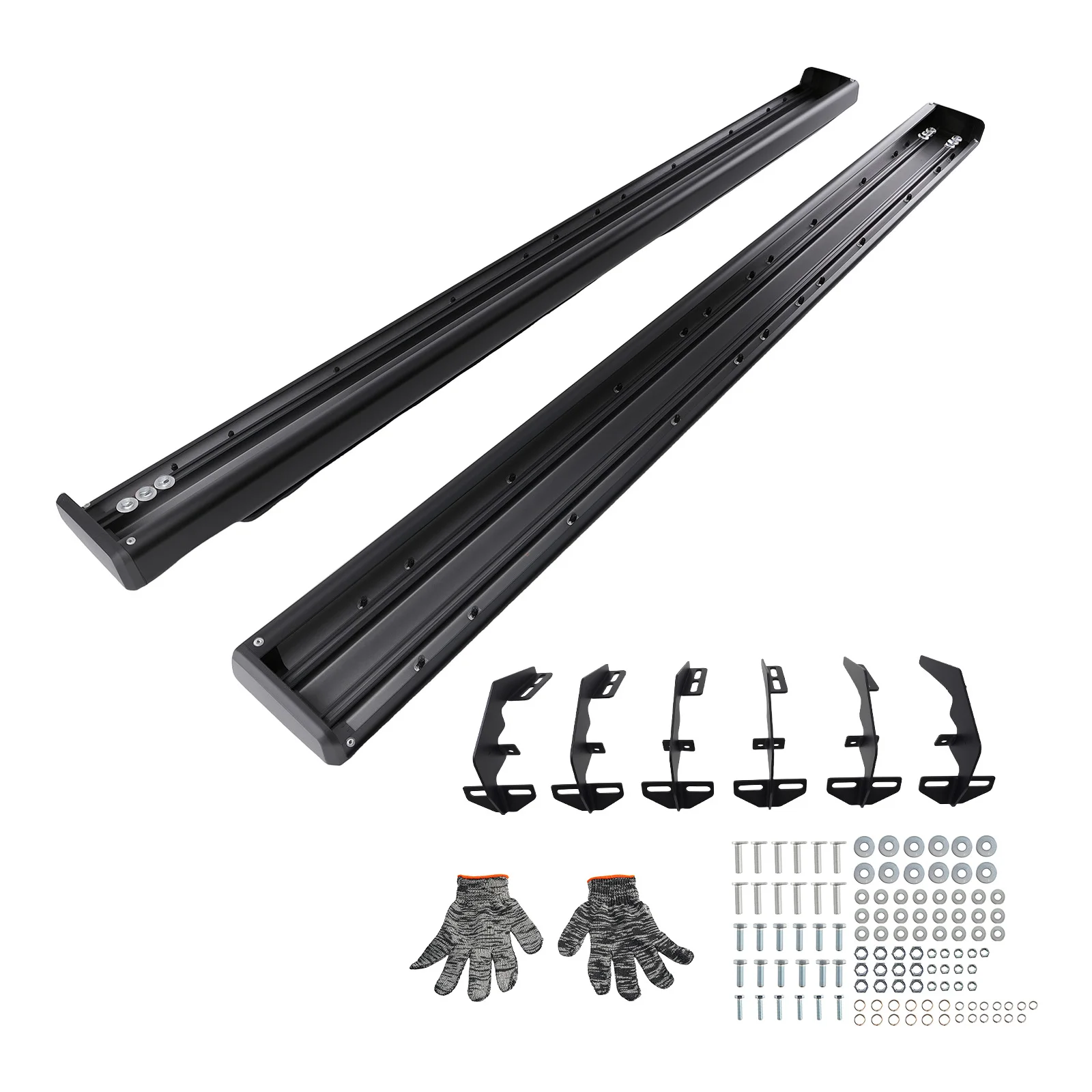 Estribos Laterales de Aluminio para Dodge Ram 1500 Quad Cab 2009-2024, Izquierdo y Derecho