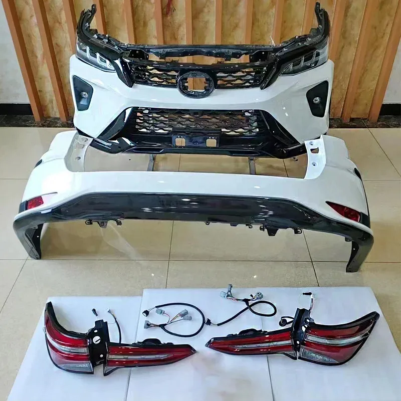 

Car Accessories Auto Parts Fortuner 2021 Look Body Kits Fortuner 2016-2019 Upgrade 2021 Front Assembly Look Rear Look