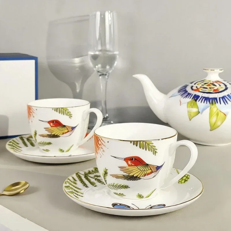 German Bone China Afternoon Tea Set Teapot Tea Set Bone China Coffee Cup And Saucer Household Gift