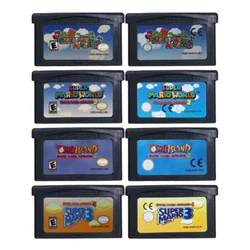 Cartão de memória do console do videogame do cartucho, jogos do GBA, série do Mario, Super Mario, GBASP, NDSL, 3, 32 bocado