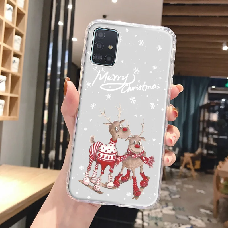 Christmas Case For Samsung Galaxy S24 S23 S22 Ultra S21 Plus S20 FE Case A55 A54 A53 A52 A52S 5G A33 A34 A35 A13 A14 A12 A31 A82 image 3