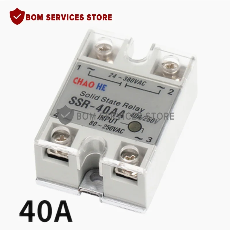 العلامة التجارية الجديدة مرحل الحالة الصلبة SSR-60DD SSR-80DD SSR-100DD 60A 80A 100A AC التحكم DC Relais 3-32VDC إلى 5-60VDC SSR 60AA 80AA 100AA