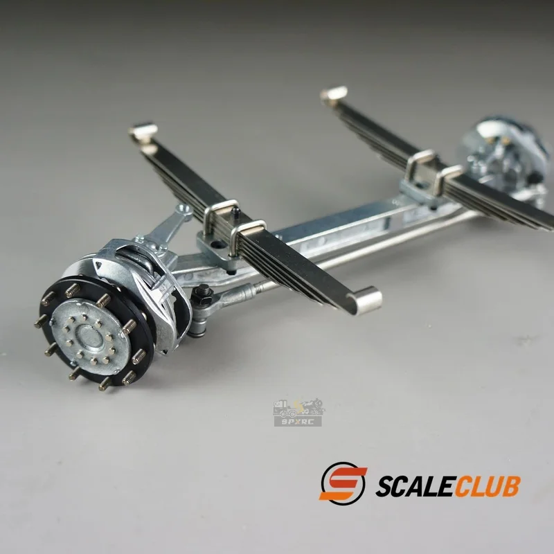 

Scaleclub 1/14 Drag Head Mud Metal Unpowered Front Axle Brake Caliper For Tamiya Rc Truck Trailer Tipper Scania Man