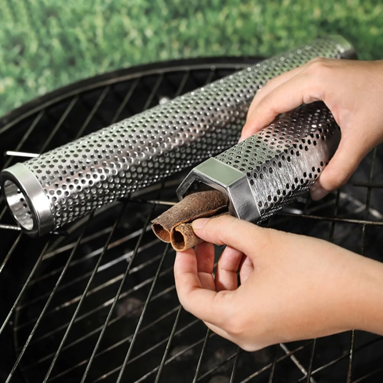 Stainless Steel Smoke Tube Outdoor Griddle Grill Grilling Tube Grill  Griddle Outdoor  Grilling Tool Wood Pellet Tube Smoker Por