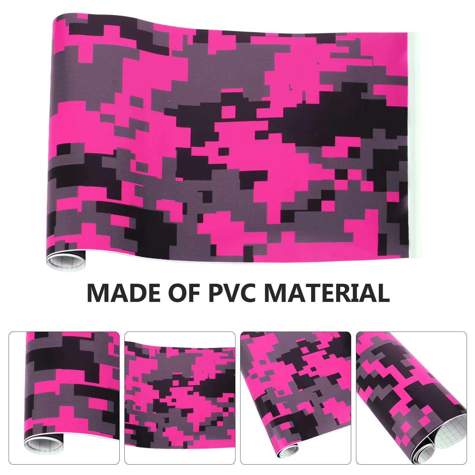 

Car Stickers 152cm Length PVC Material Glossy Camouflage Pattern Dashboard Cover Trim Car Modification Interior Decor