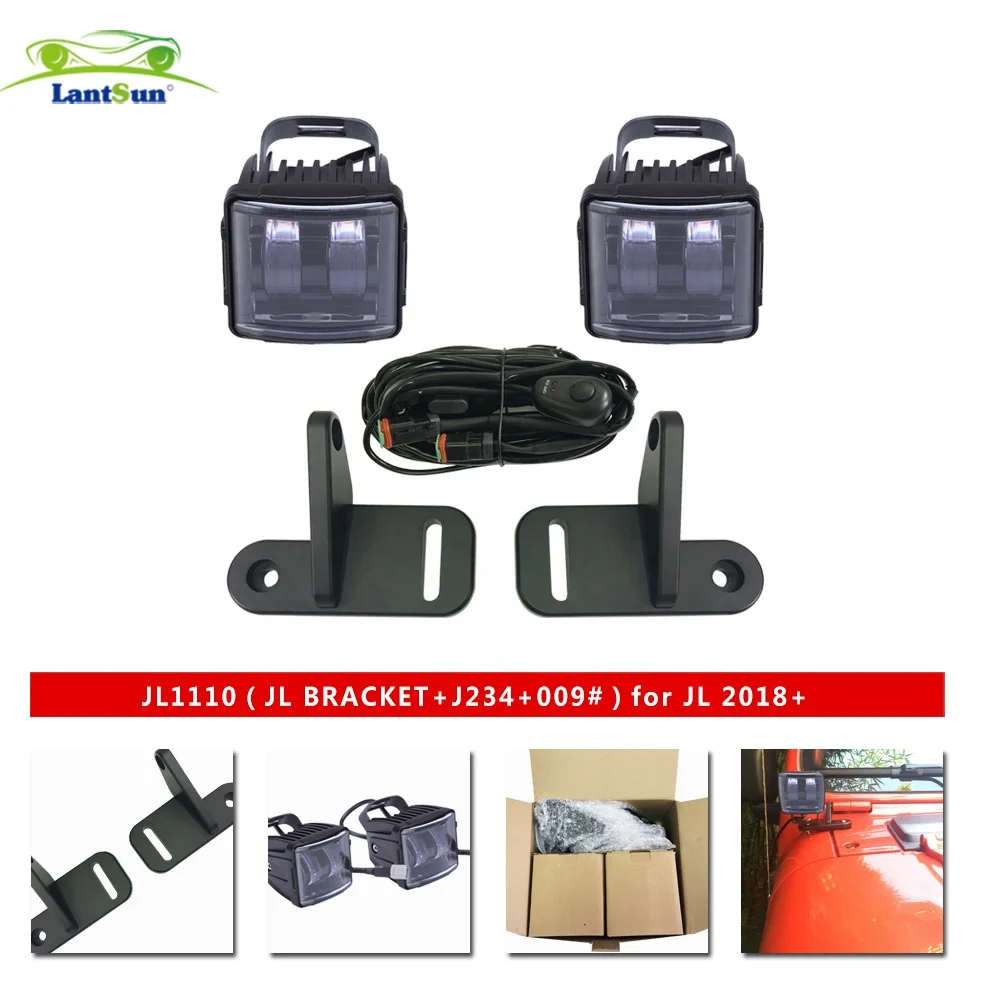 Per Jeep Per Wrangler Jl 2018-2023 Kit luce LED per auto con lampada a pilastro A