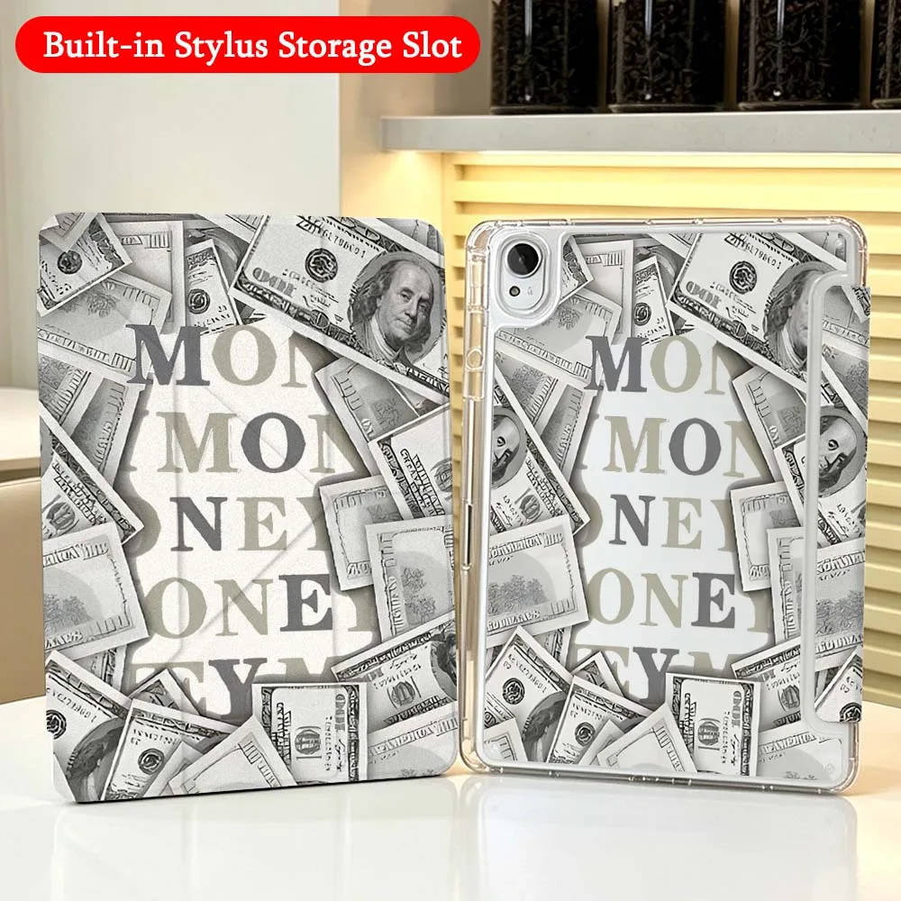 Dollar Banknotes Money Case For Huawei Honor Matepad Pad X10 X9 GT Pro V9 9 Air SE 12X 11.5 11 13.2 11.5s inch Foldable Tablet