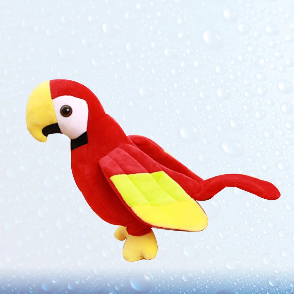 Brinquedo de pelúcia papagaio crianças travesseiro pássaro elétrico criança brinquedos criança reborn bebê bonecas