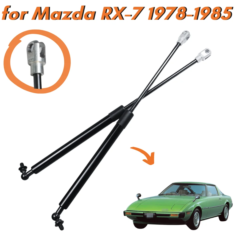 

Кол-во (2) багажные стойки для Mazda RX-7 SA22C (FB3S) Coupe 1978-1985, задние газовые наконечники багажника, амортизаторы, подъемники