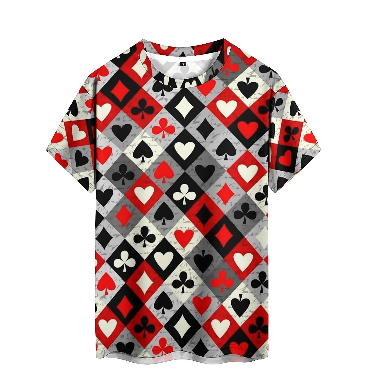 

Men's 3D Printed Short Sleeve T-Shirt - Winter Loungewear HD Pattern, Youth High-Quality Print