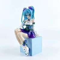 23CM Hatsune Miku Anime Figure Kawaii Pvc Model Doll Action Figurals Rabbit ears Collect ornaments Christmas Toys Gifts 5