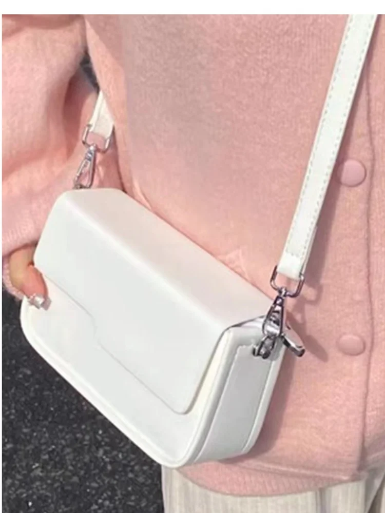 Crossbody Bags Fashion PU Leather Box Shoulder Bags For Women Casual Cellphone Bags Stylish Small Square Bags Female Handbags