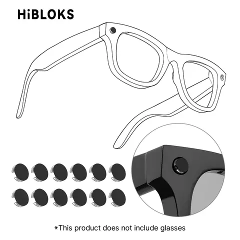 HIBLOKS Anti Glare Sticker For Ray-Ban Meta GEN2 Wayfarer/Skyler/Headliner & Oakley Meta HSTN Smart Glasses Accessories