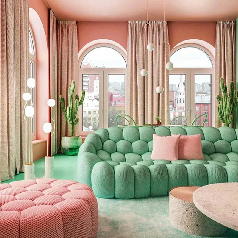 

Puff Green Vacuum Compressed Sofa Minimalist Individual Bubble Living Room Sofas Modern Nordic Woonkamerbanken Home Furniture