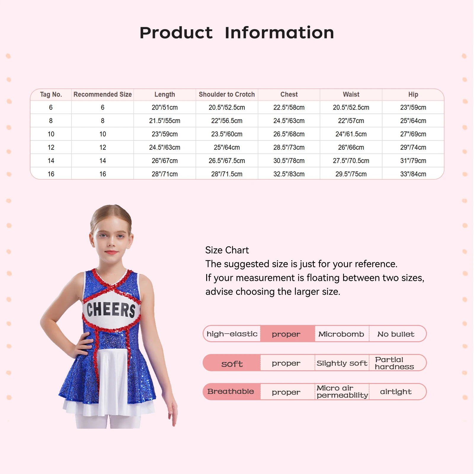 Crianças meninas lantejoulas brilhantes ballet moderno collant vestido cheerleader traje uniforme de líder de torcida vestido de desempenho do ensino médio