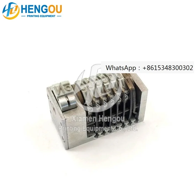

6-digit 4x8 backward all steel numbering machine font printing machine parts