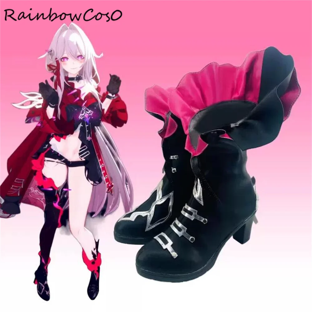 Thelema Nutriscu Honkai Impact Honkai: Star Rail Cosplay Shoes Boots Game Anime Party Halloween Chritmas RainbowCos0 W3976