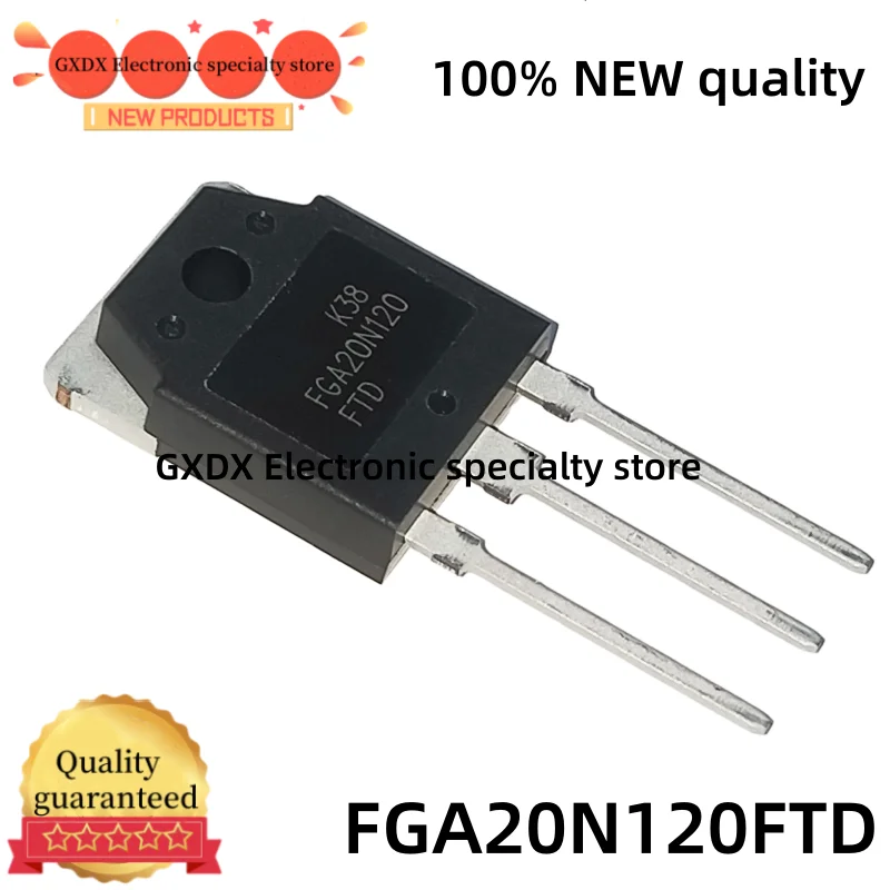 5-10-20 قطعة جودة جديدة FGA20N120FTD 20N120FTD FGA20N120 20N120 TO-247 أنبوب IGBT عالي الطاقة للطباخ التعريفي #1
