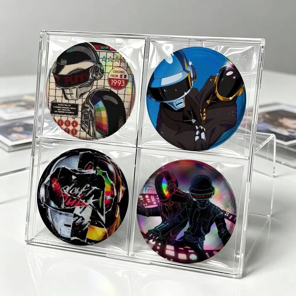 Band D-Daft P-Punk  Brooch Lapel Pin Button Badge on Bag Clothing Hat Jewelry Accessories Toys Gift