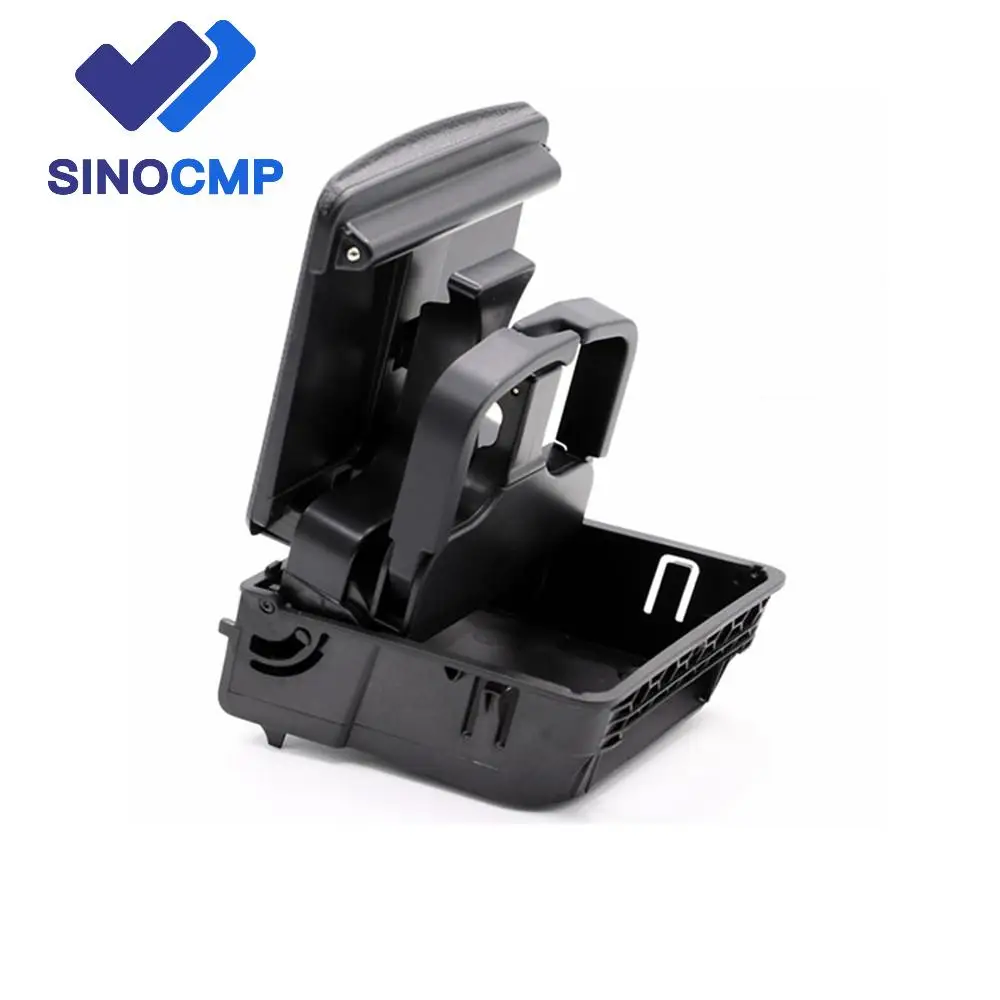 

1K0862532 1K0862532F9B9 Plastic Rear Armrest Black Central Console Cup Holder for VW Jetta MK5 Golf MK6 GTI EOS