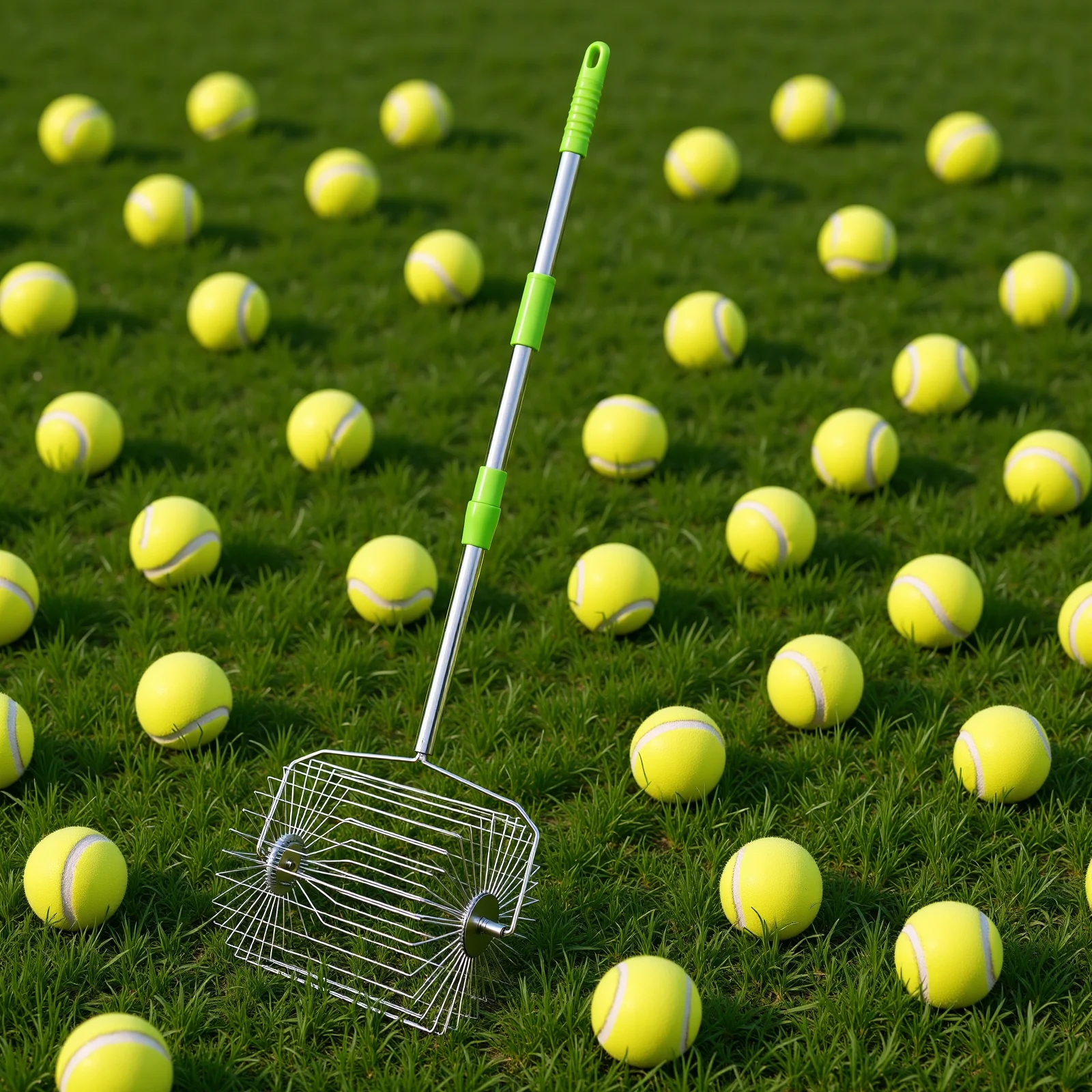 tennis-collector-roller-quick-rolling-picker-stainless-steel-multifunction-fruit-collector-garden-tool