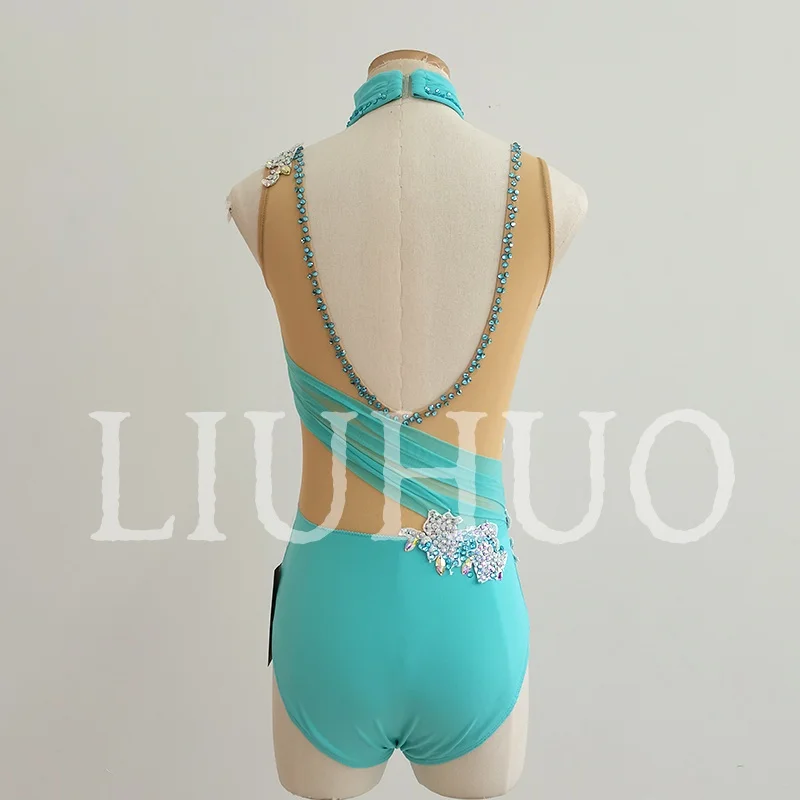 فستان رقص غنائي LIUHUO لأداء تنورة القطب الملون من المصنع مخصص BD8791 #4