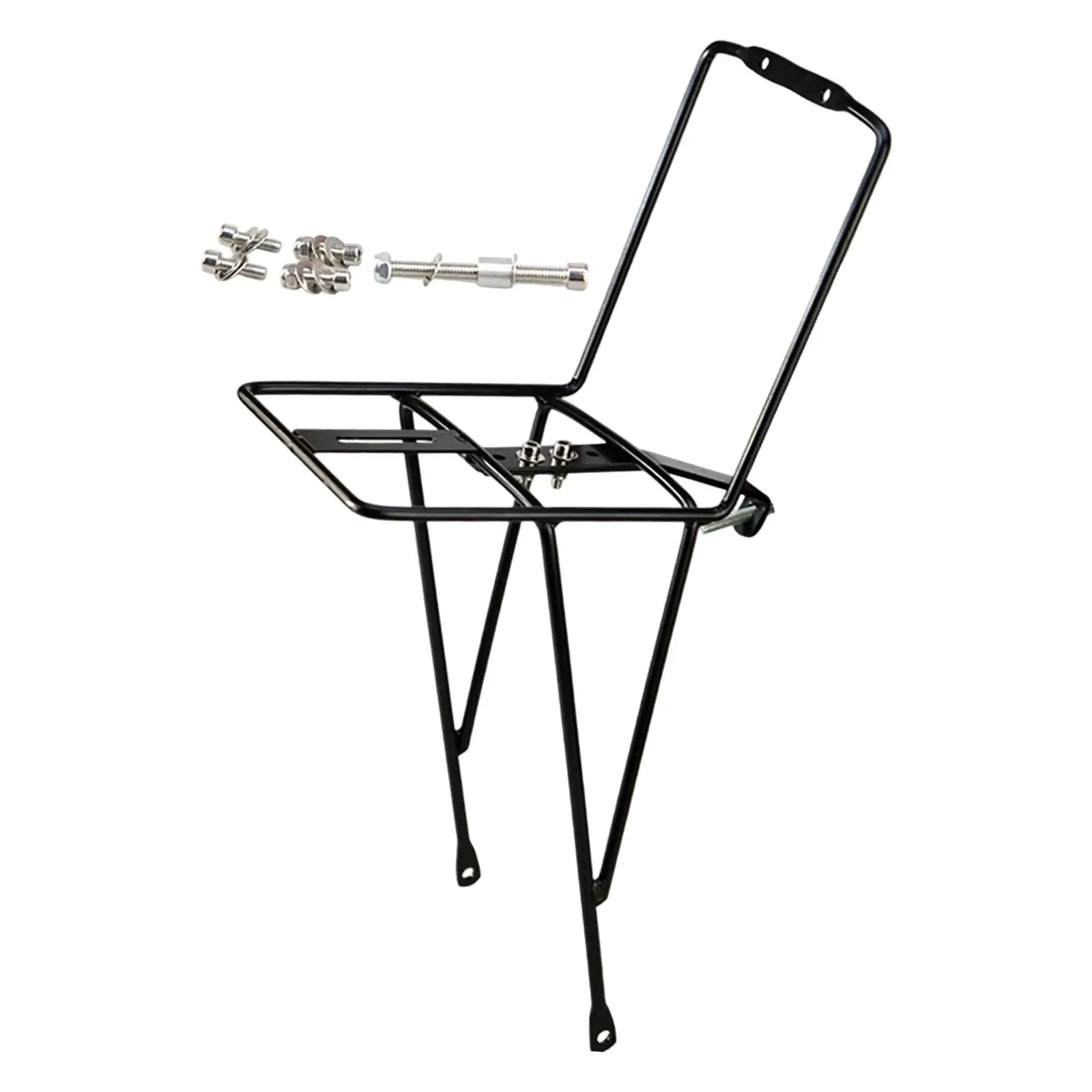 

Универсальный передний багажник для велосипеда со стальной рамой для городских велосипедов, туризма и аксессуаров для езды