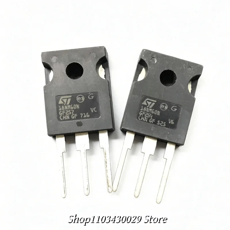 10Pcs Original STW18NM60N 18NM60N TO-247 18A 600V MOSFET Field Effect Tube