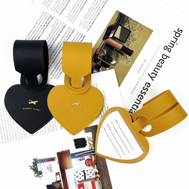 4Pcs Luggage Tag Anti-lost Name Tag Boarding Pass Listed Suitcase Address Tag Trolley Case Identification