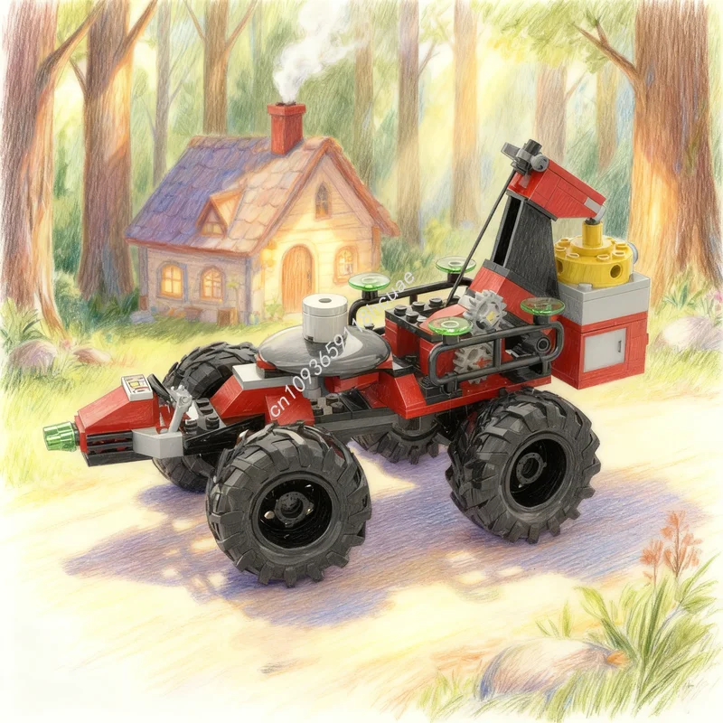 

171 шт. MOC M TRON Reimagined Celestial Forager космическая модель игрушки строительные блоки архитектурная идея рождественские подарки образование