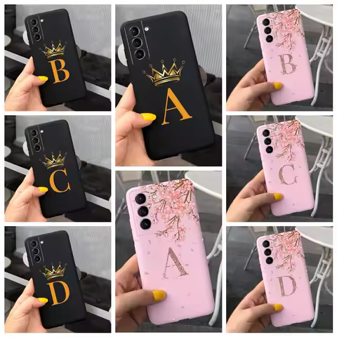 For Samsung S21 FE Case Soft Silicone Letters Back Cover For Samsung S21 Plus 5G Phone Case on GalaxyS21+ S21 Ultra S 21 FE Capa