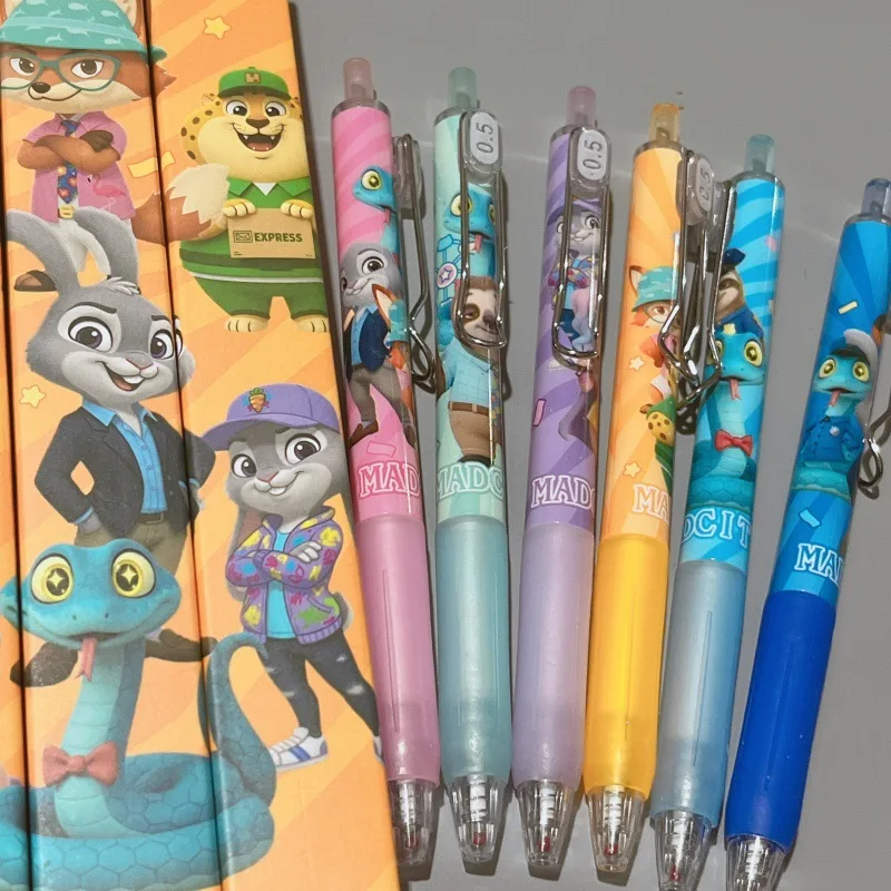 

Zootopia Blind Box Pen, Movie Peripheral Gel Pen, Stationery Gifts and Prizes for Students, Retractable Pen