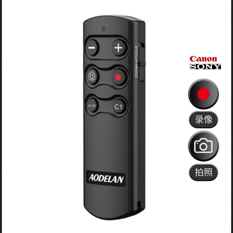 For Canon Sony Camera Bluetooth Controller Vlog Video Recording Remote Control Canon R5 R6 Remote Control SONY A7M3