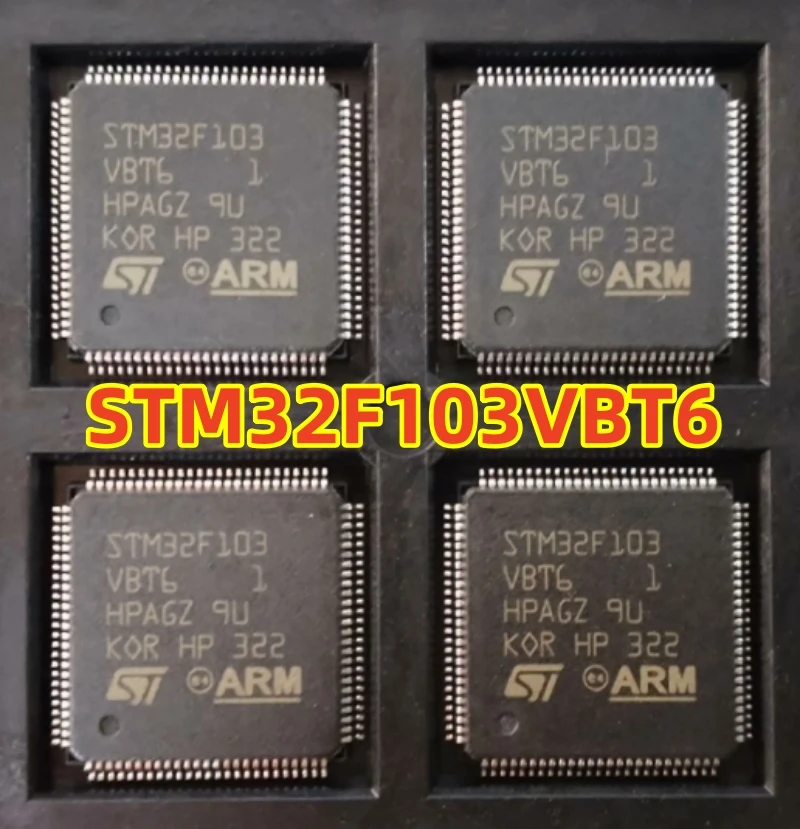 Genuine MCU STM32F103VCT6, / V8T6/ VBT6/ VDT6/STM32F103VET6 LQFP-100(14*14MM) 32-bit microcontroller 100% brand new chip
